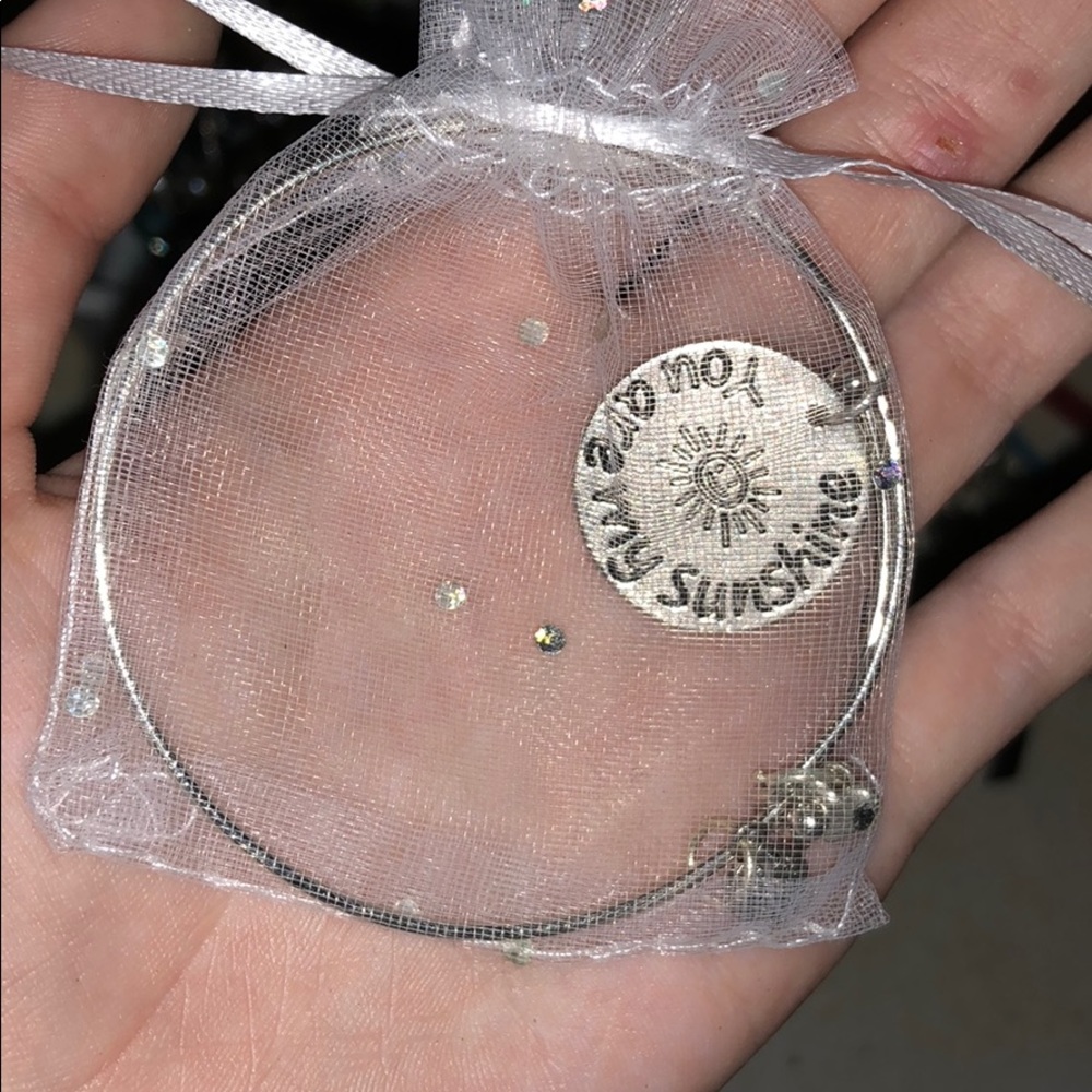 “you are my sunshine” bangle bracelet